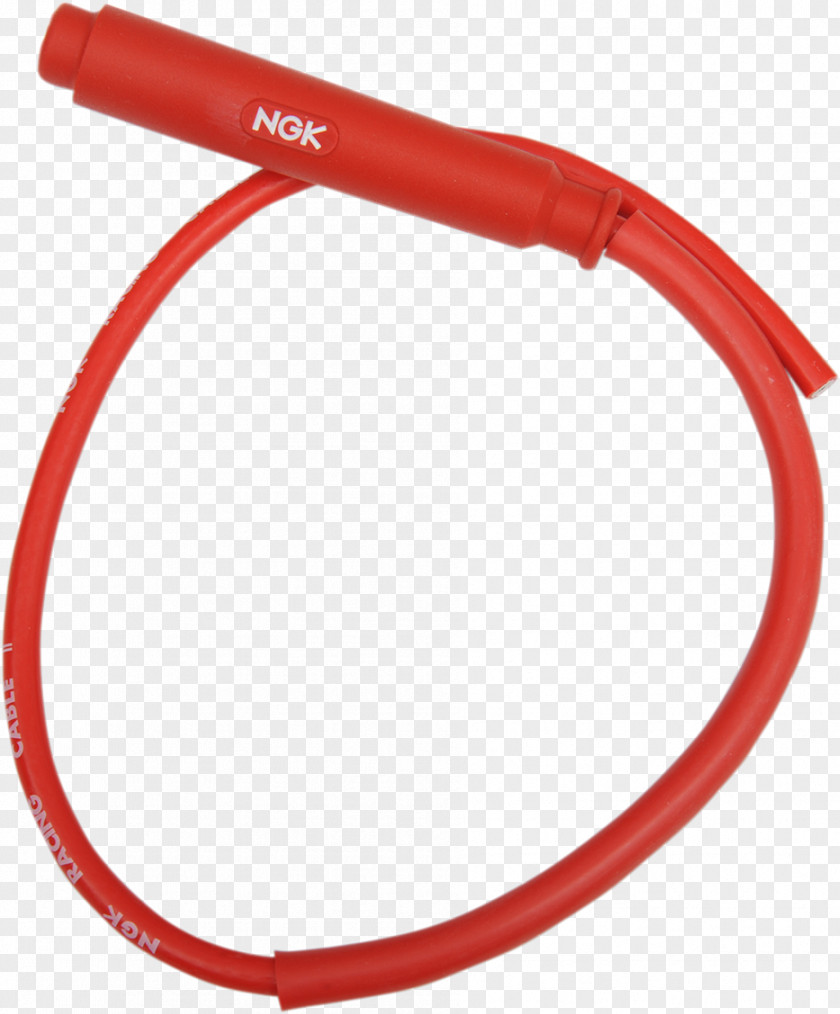 Motorcycle Wire NGK Electrical Cable Spark Plug PNG