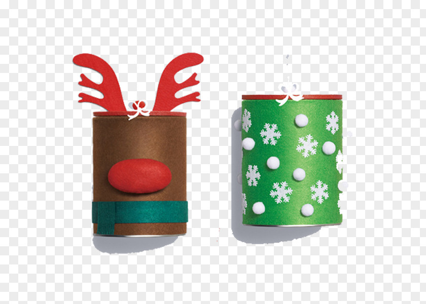 Christmas Style Candy Jar PNG
