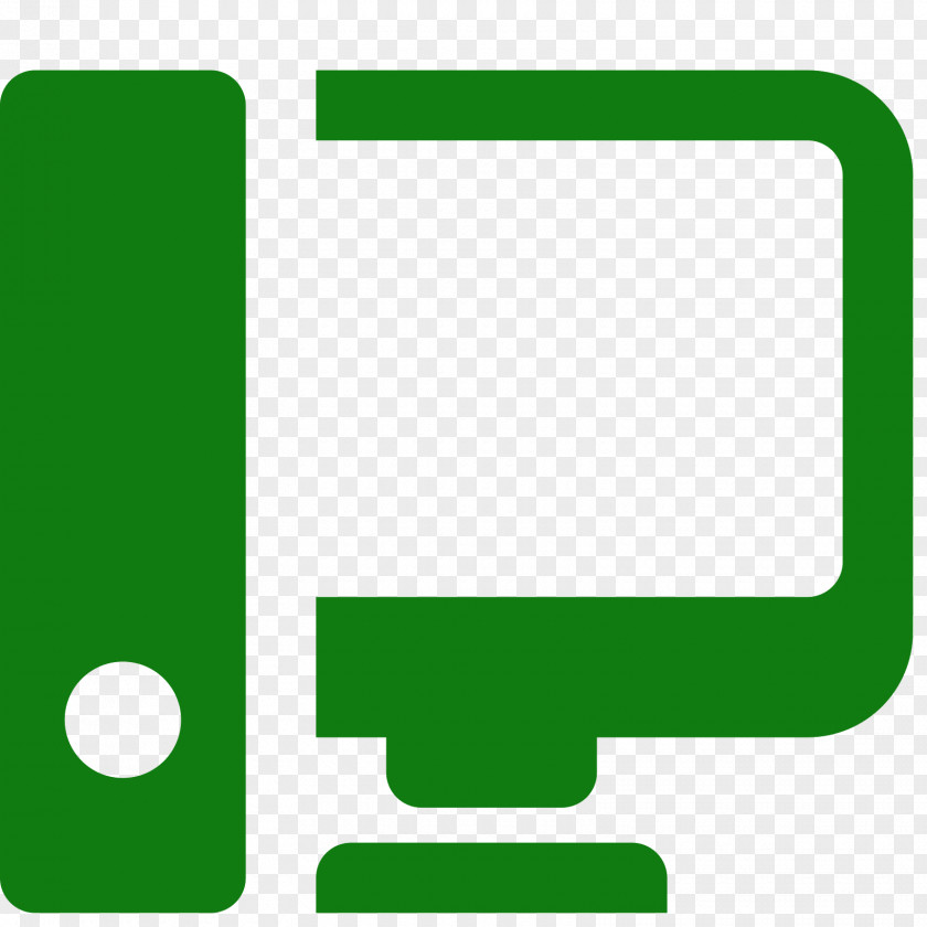Green Icon Computer Hardware Workstation Download PNG