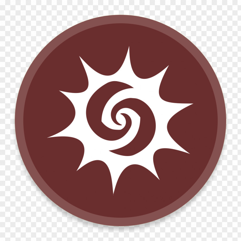 Wolfram Symbol Maroon Logo PNG