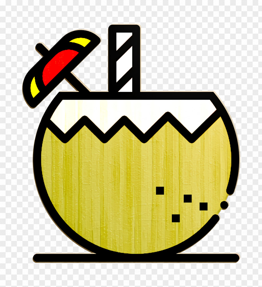 Coconut Icon Water Beverage PNG