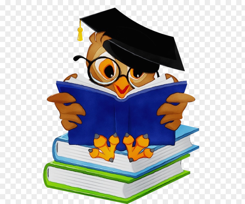 Graduation Reading Background PNG