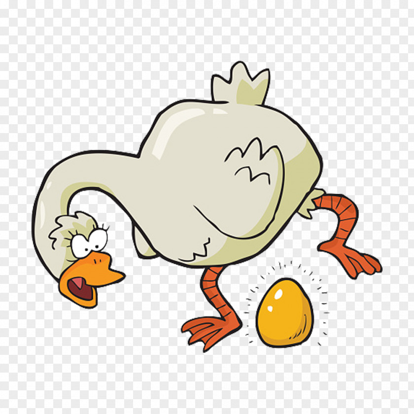 Hand Painted Goose Green Egg The That Laid Golden Eggs Clip Art PNG