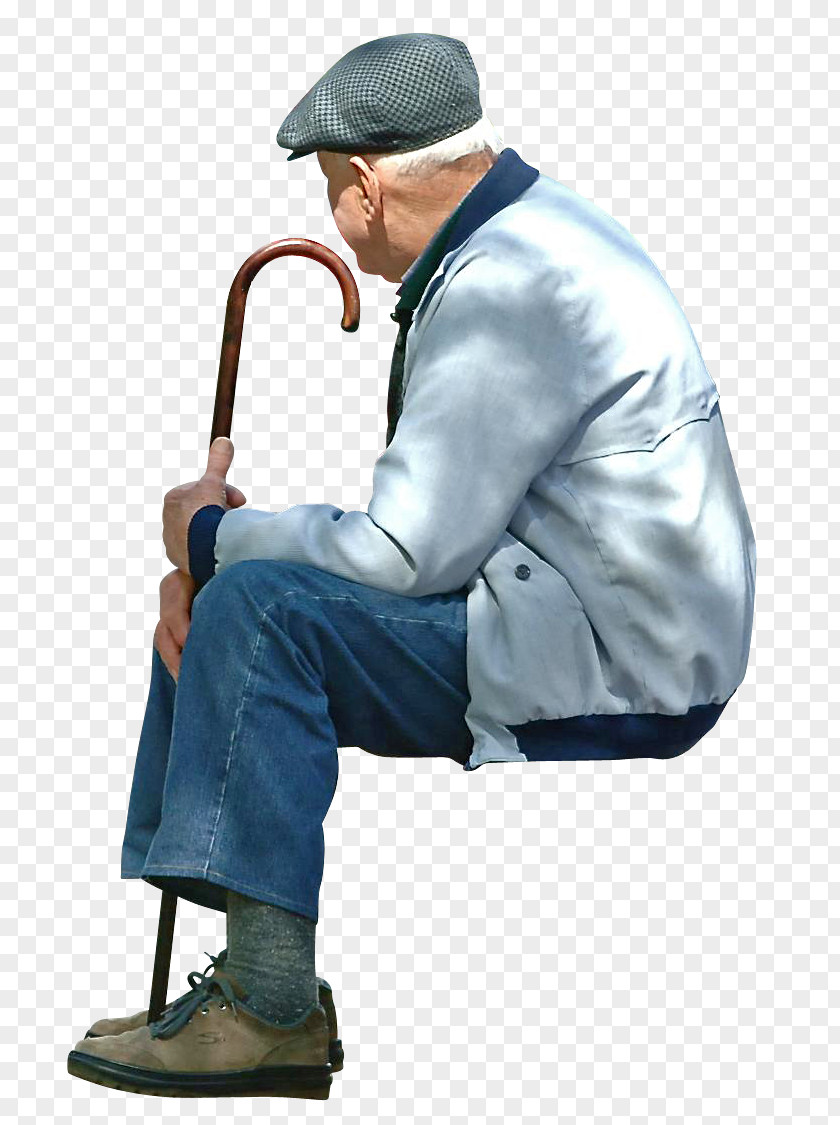 Old People Sitting Architecture PNG