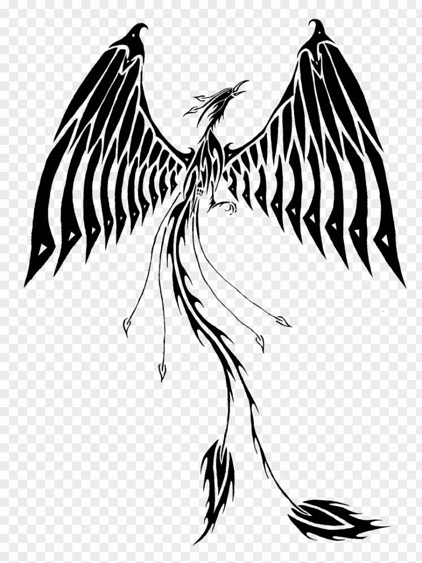 Phoenix Tattoo Sleeve Download Clip Art PNG