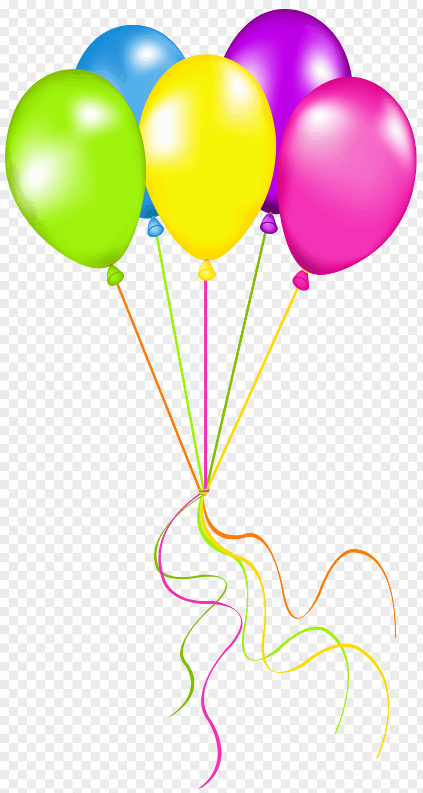 Pink Balloon Neon Clip Art PNG