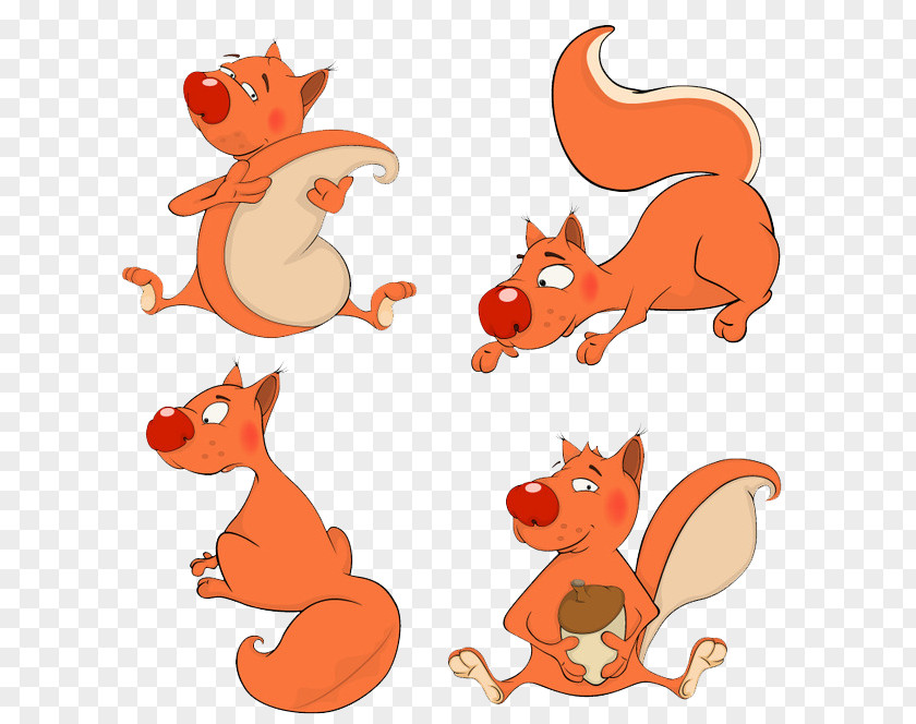 Squirrel,Cartoon,animal,Lithe,jump Squirrel Chipmunk Illustration PNG