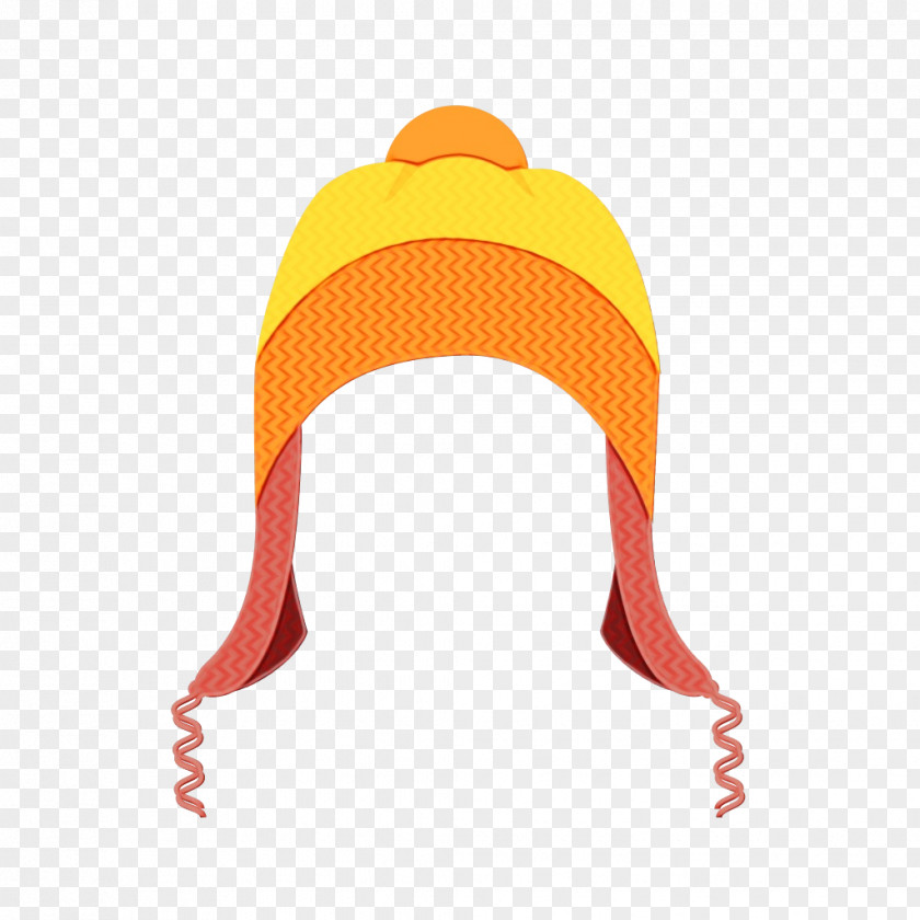 Bonnet Hat Orange PNG
