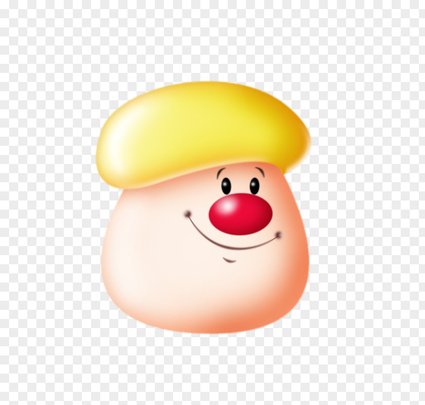 Mushroom Smile Cartoon PNG