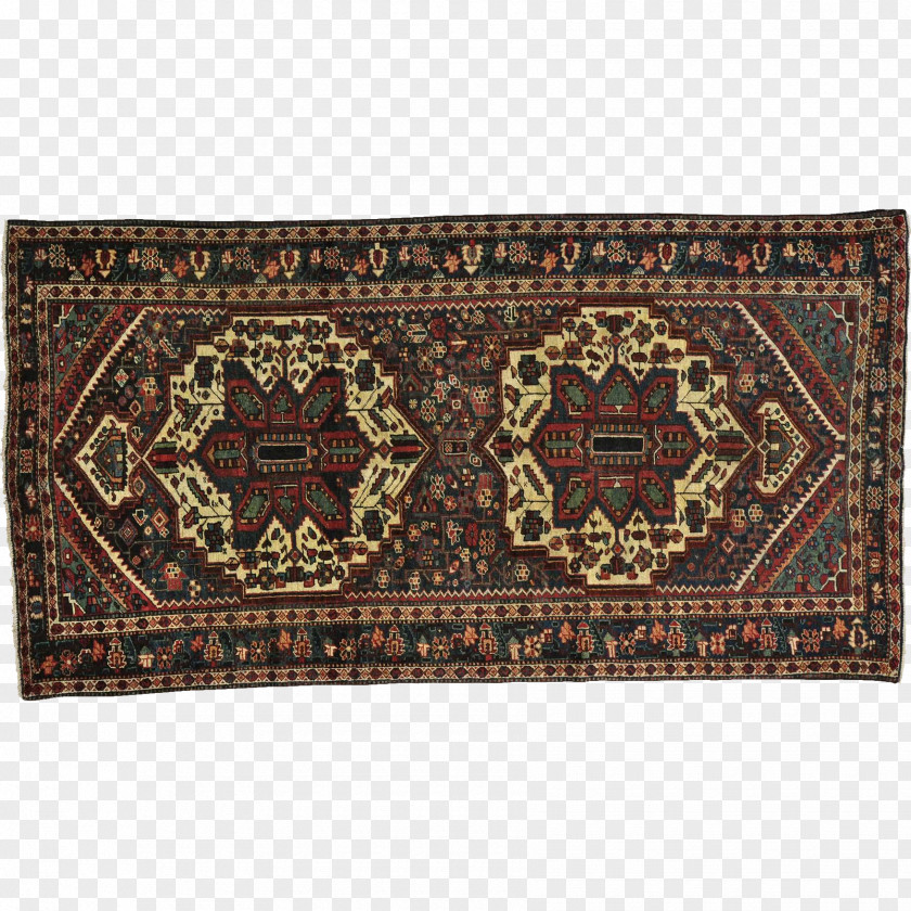 Persian Carpet Bijar Oriental Rug Bakhtiari People Pile PNG