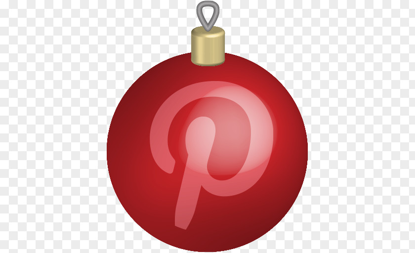 Social Media Christmas Ornament PNG