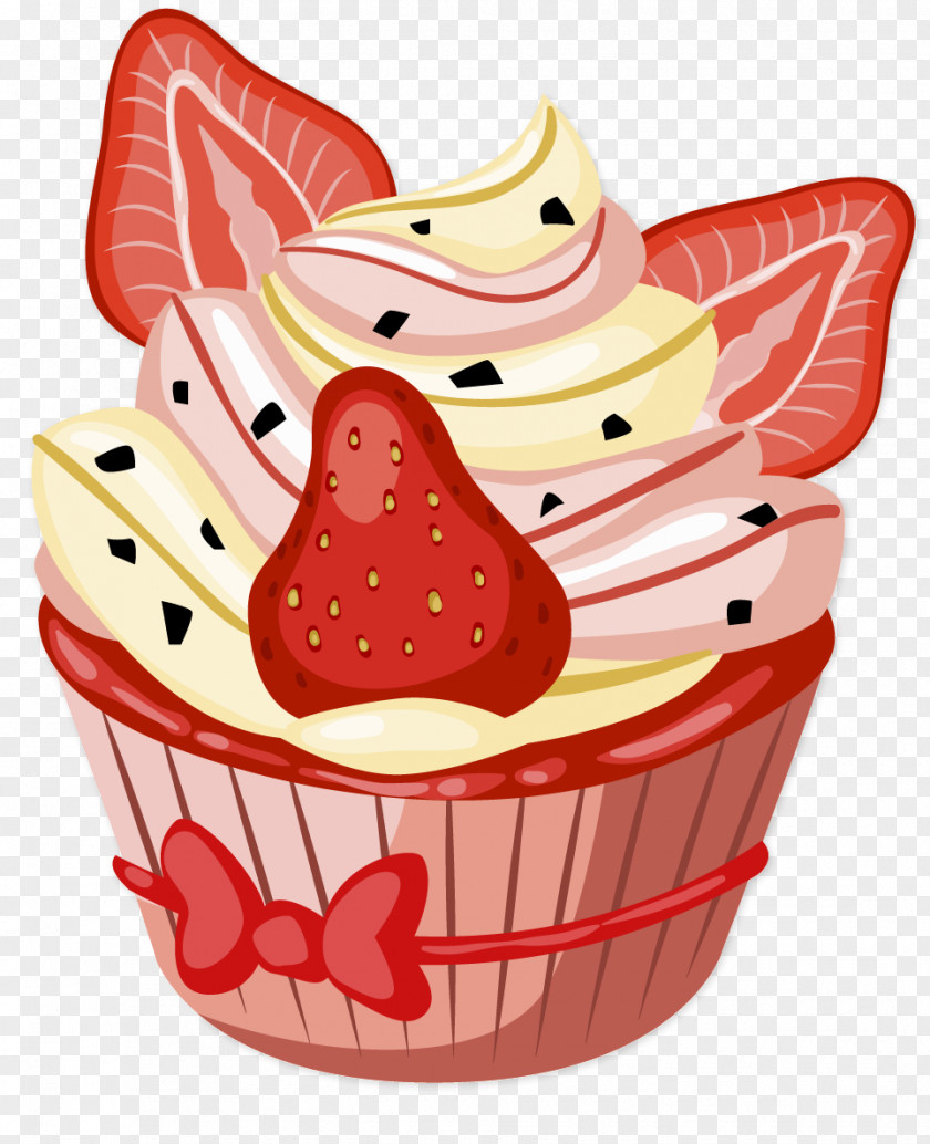 Vector Painted Delicious Ice Cream Birthday Cake Wish Greeting Card Happy To You PNG