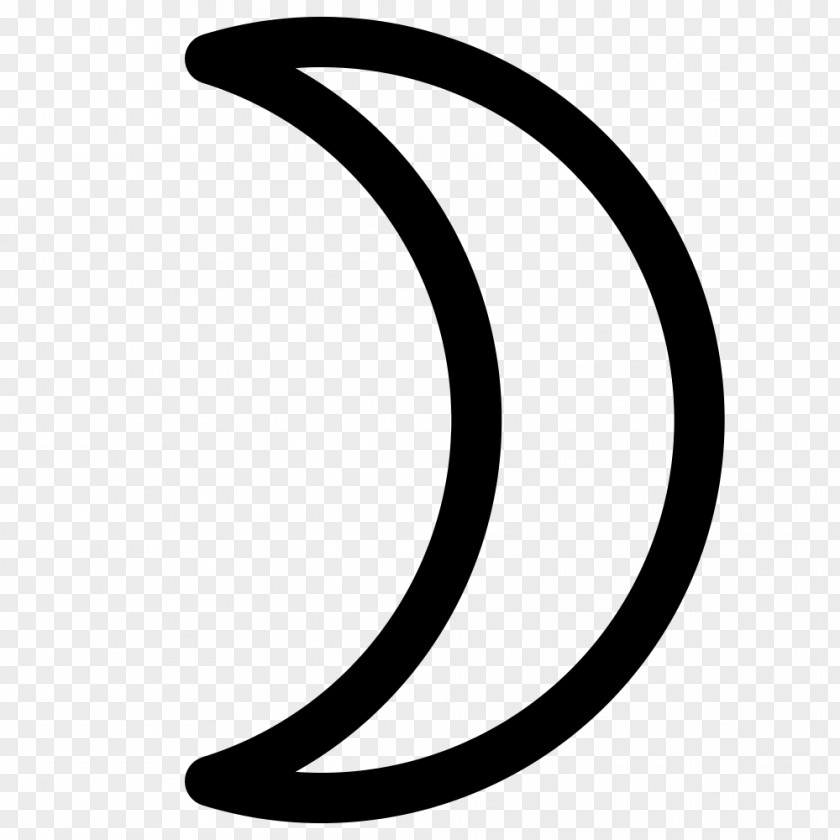 Creative Moon Crescent Astrological Symbols Sign PNG