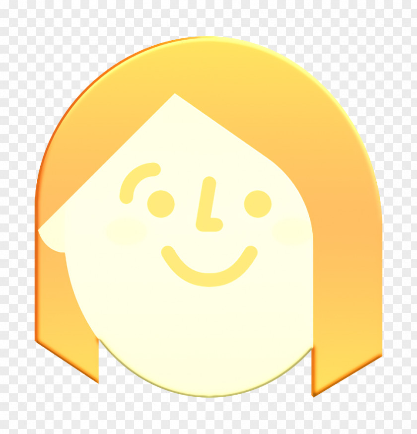 Girl Icon Happy People Woman PNG