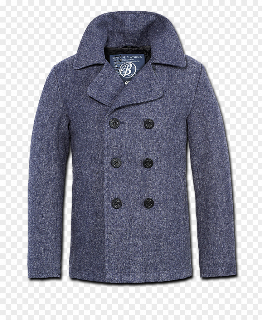Pea Overcoat Coat Jacket Wool PNG