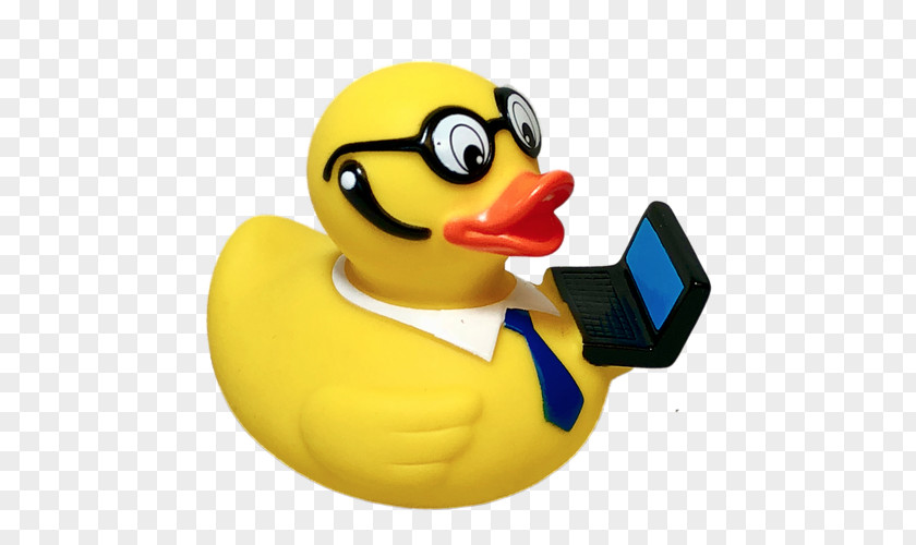 Duck Rubber Toy Bathtub Natural PNG