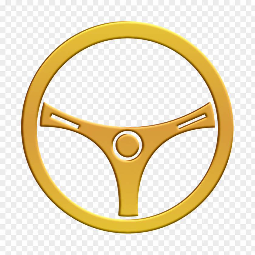 IOS7 Set Filled 2 Icon Driver Vehicle Steering Wheel PNG
