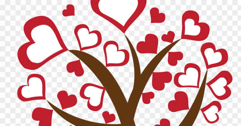 Love Tree Valentine's Day Heart Clip Art PNG