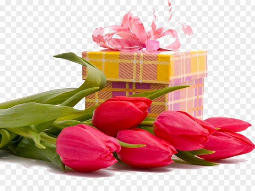March 8 Flower Bouquet Gift Birthday Cut Flowers PNG