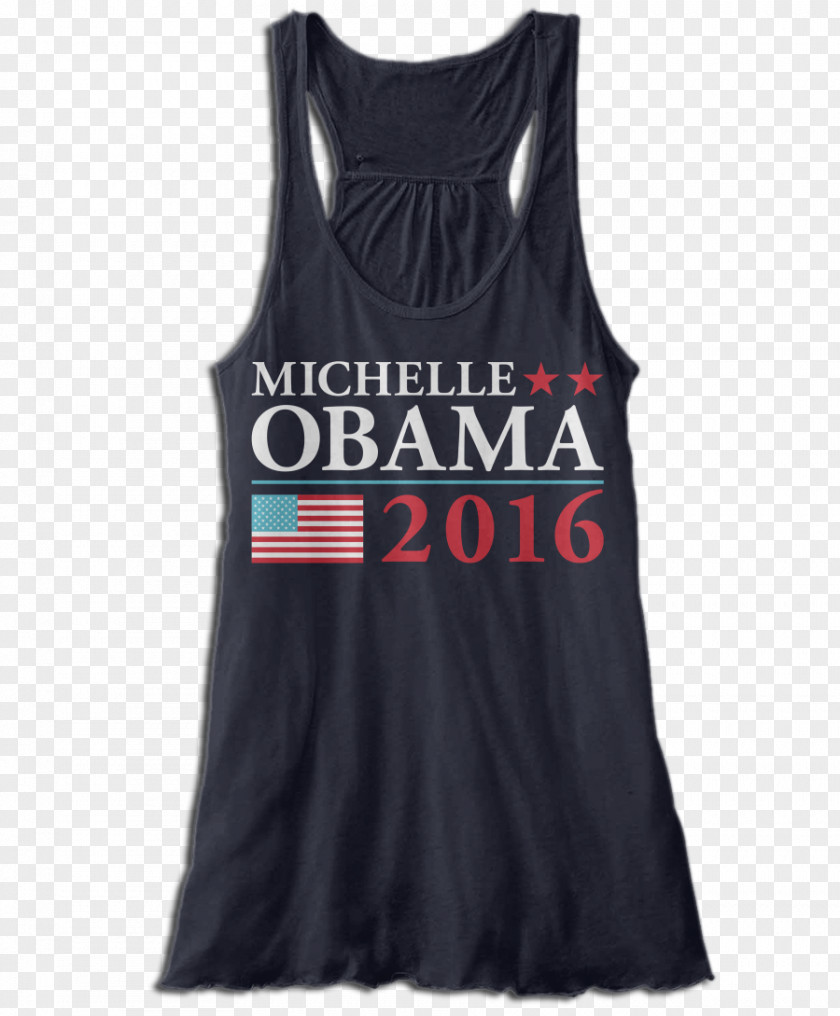 Michelle Obama T-shirt Top Gilets Sleeveless Shirt Clothing PNG