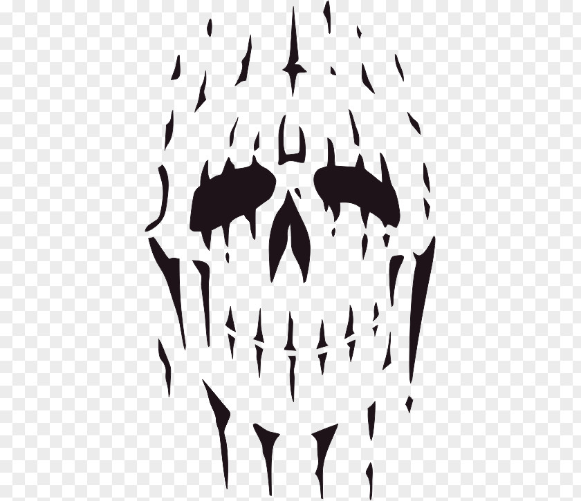 Blackandwhite Day Of The Dead Skull PNG
