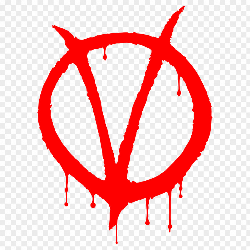 GRAFITTI V For Vendetta Logo Comic Book PNG