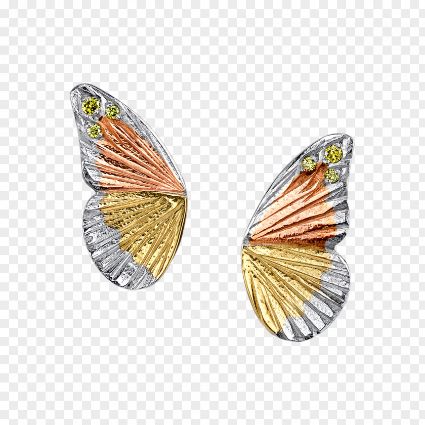 Albatross Earring Butterfly Jewellery Gold Necklace PNG