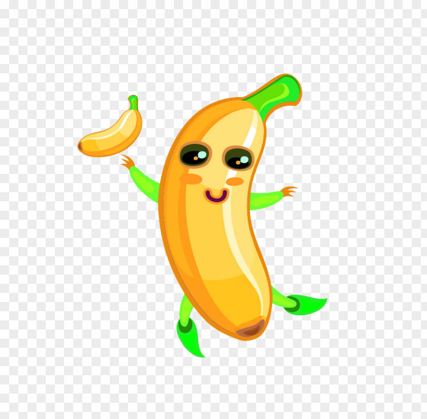 Banana Cartoon Fruit PNG