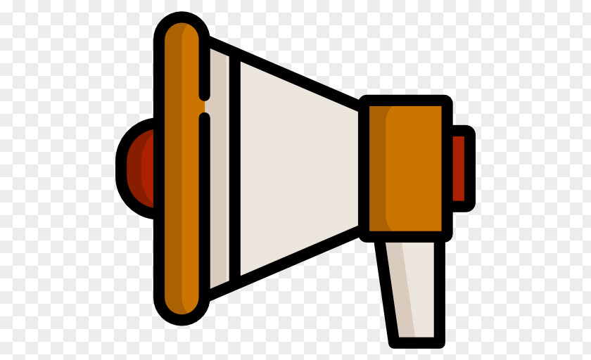 Megaphone Angle Yellow PNG