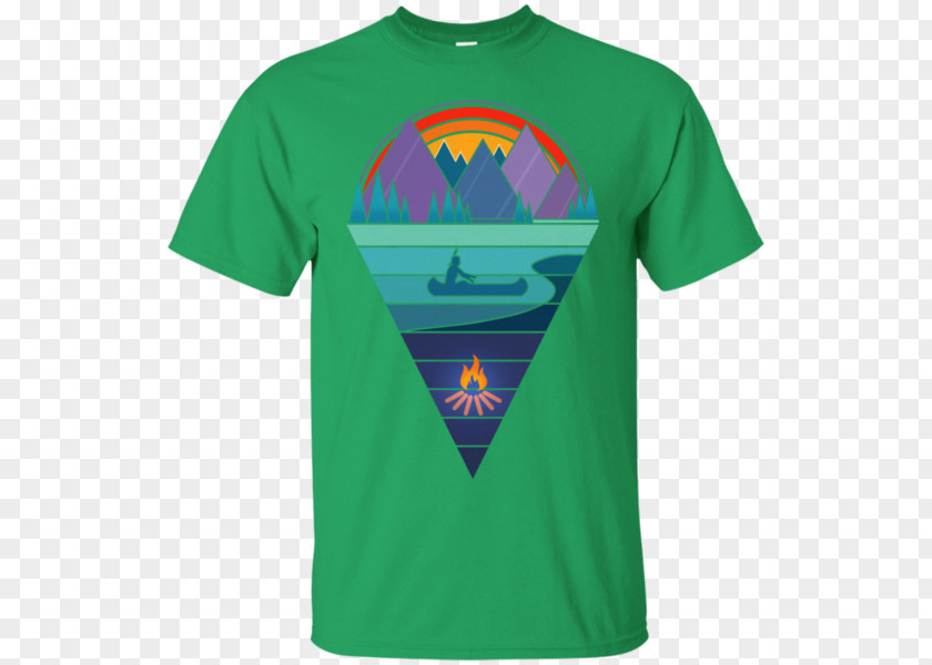 Mountain Lake T-shirt Clothing Sleeve Gildan Activewear PNG