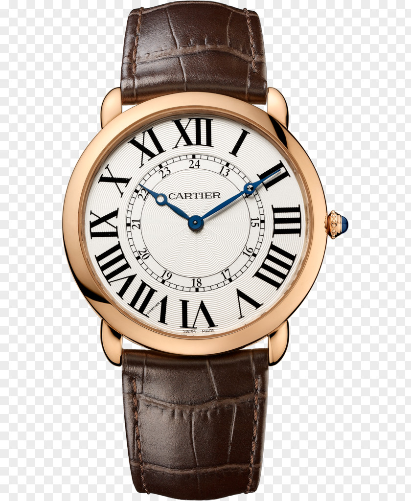 Watch Cartier Ballon Bleu Tank Strap PNG