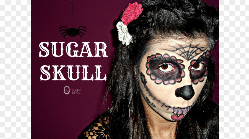 Creative Makeup Mask Masque Skull Poster PNG