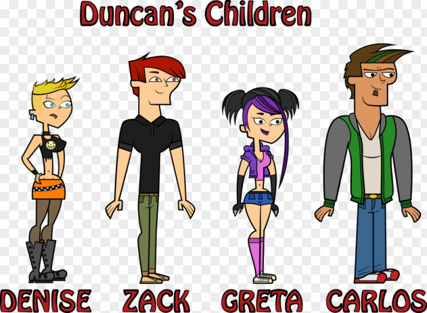 Duncan Macbeth Comic Book Heather Art Total Drama Island Child PNG