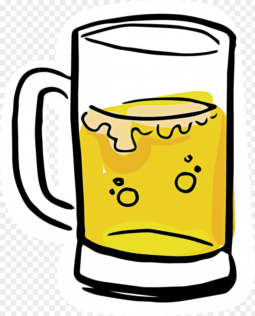 Emoticon Pint Glasses Drawing PNG