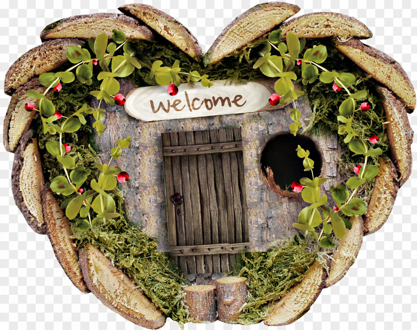Heart Cabin Painting Fairy Tale House Witchcraft PNG