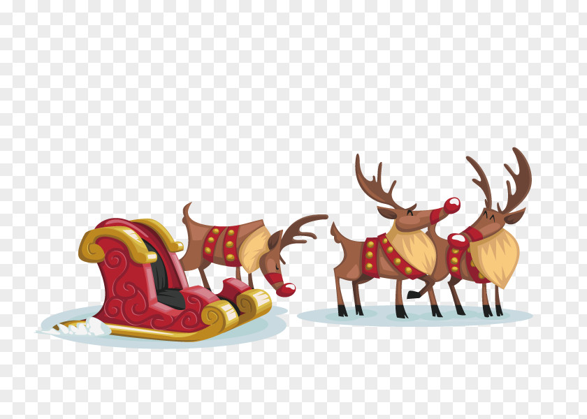 Creative Christmas Santa Claus Card Clip Art PNG