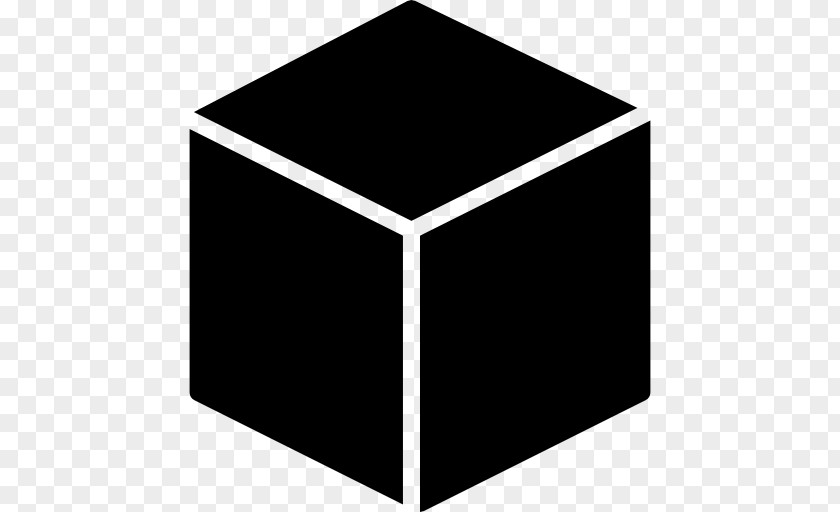 Cube Shape Geometry PNG