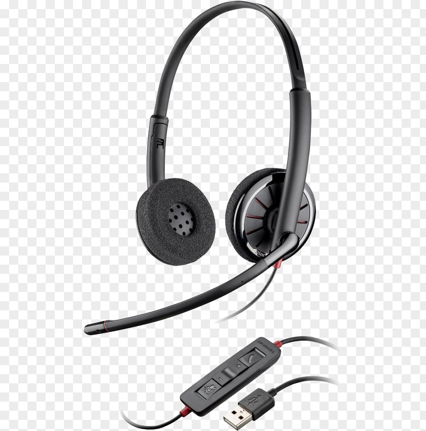 Microsoft Plantronics Blackwire 320 310/320 Skype For Business Headset PNG