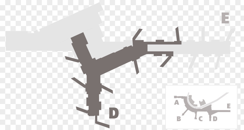 Airport Terminal Firearm Line Angle Brand PNG