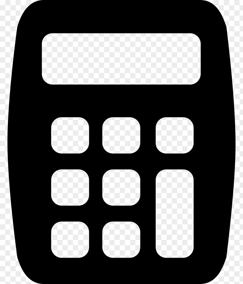 Black Calculator Outlook On The Web PNG