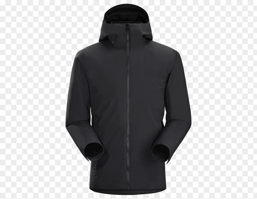 Black Fleece Jacket With Hood Hoodie Arc'teryx Men's Alpha SV Arc-teryx Arc’teryx Koda PNG