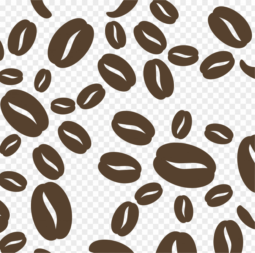 Cartoon Brown Coffee Beans Bean Cafe Caryopsis PNG