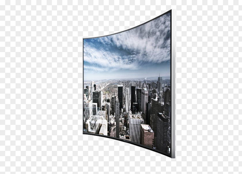 Tv Wall Curved Screen Ultra-high-definition Television Samsung PNG