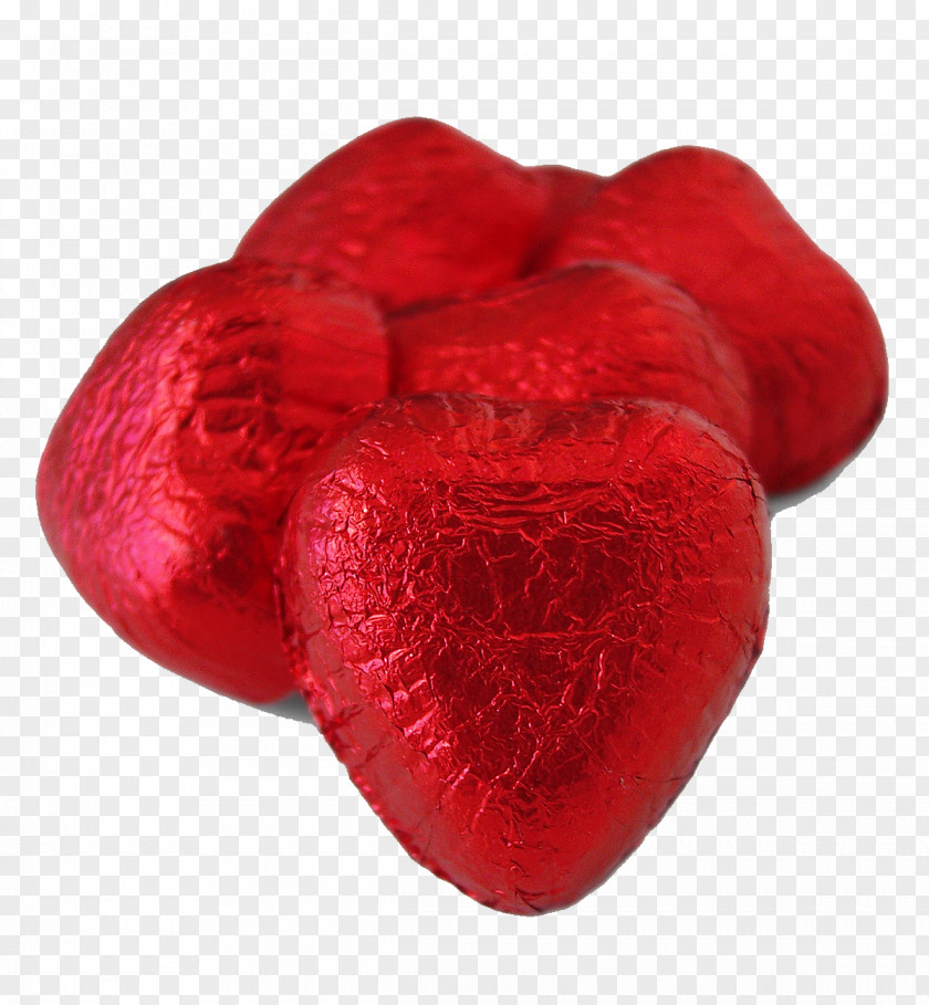 Heart-shaped Chocolate Bonbon Heart Candy Red PNG