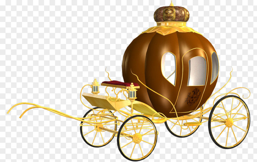 Pumpkin Carriage Cinderella Clip Art PNG