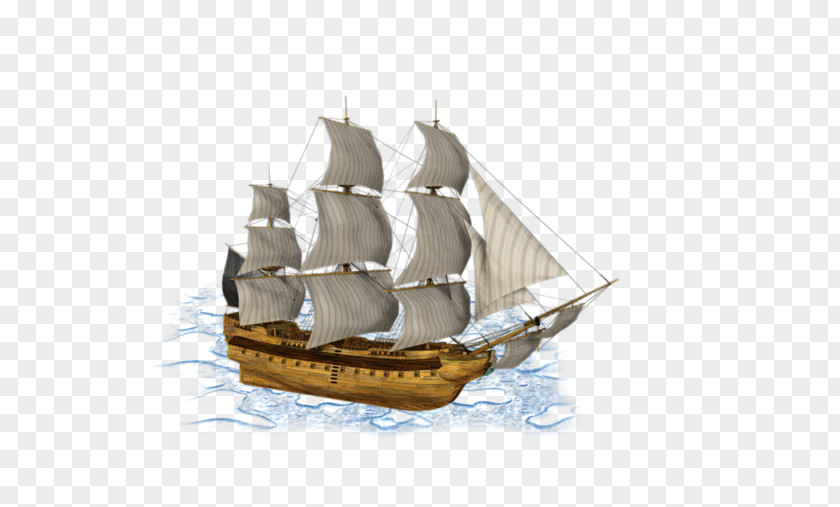 Sailing Caravel Galleon Ship Of The Line Clipper Fluyt PNG