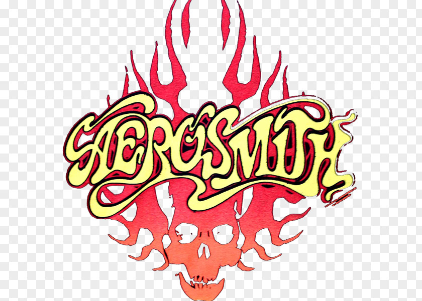 Aerosmith Logo Image Canvas Print Illustration PNG