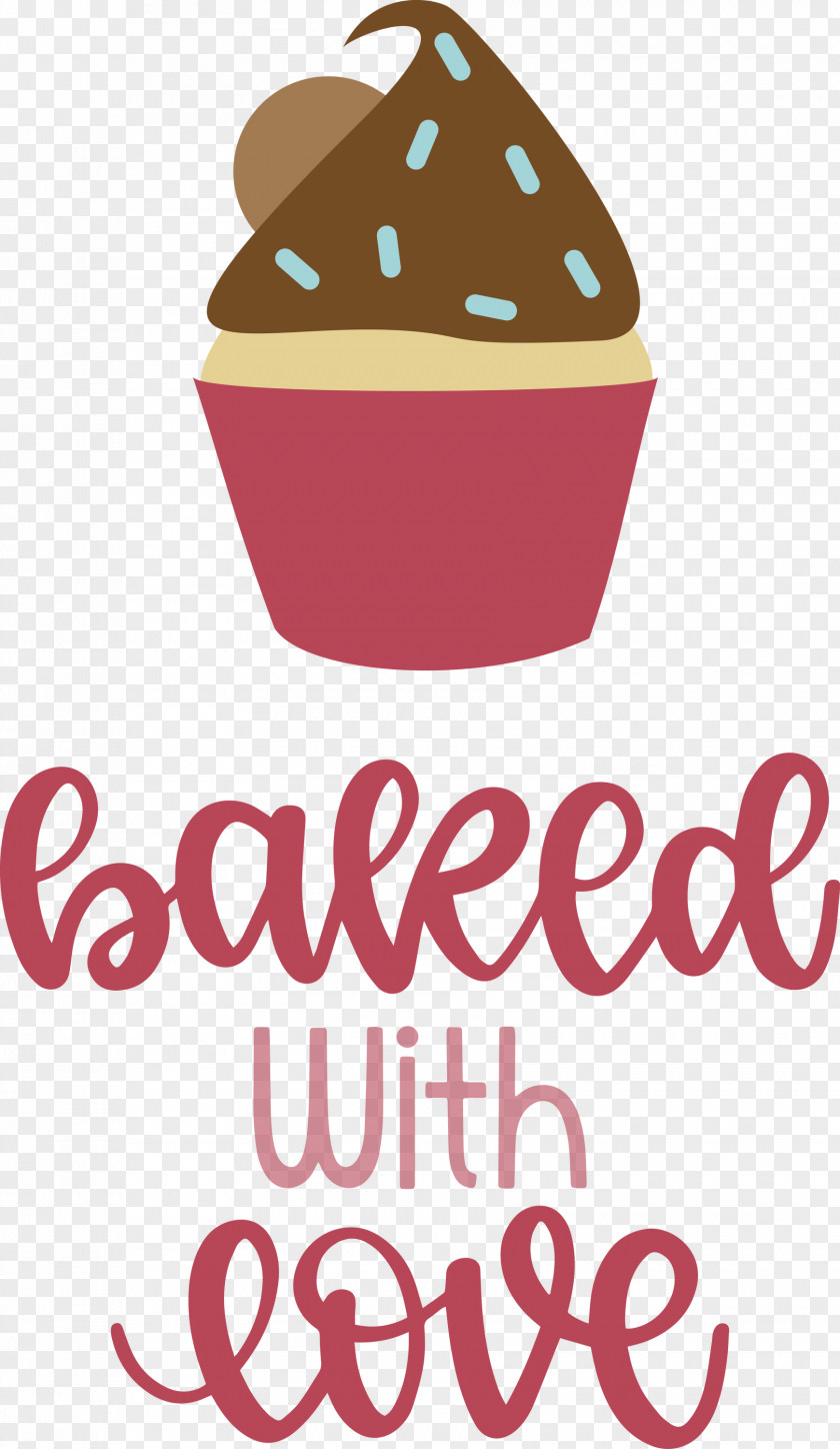 Baked With Love Cupcake Food PNG