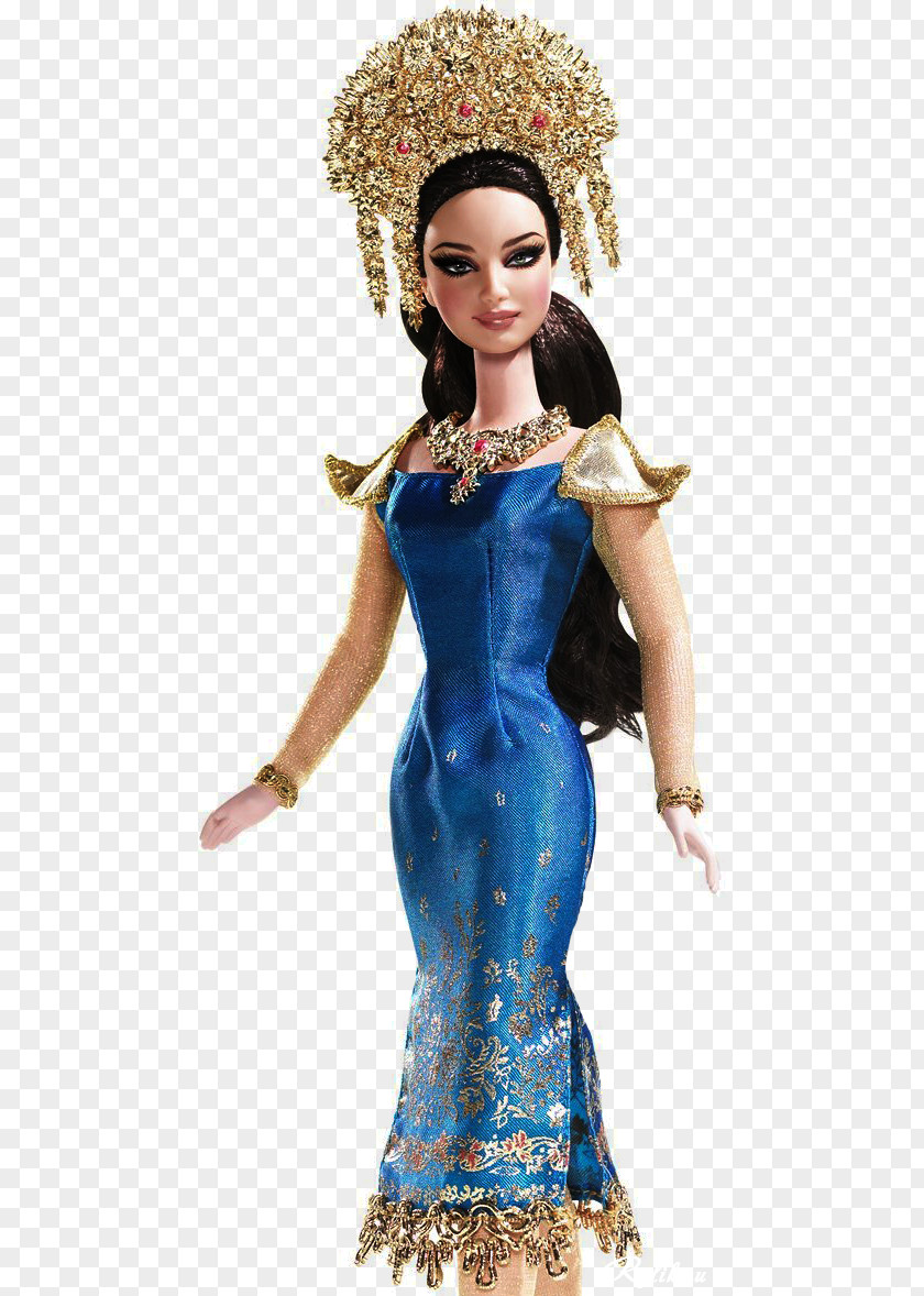 Barbie Sumatra-Indonesia Doll Barbie: Princess Charm School Dutch PNG