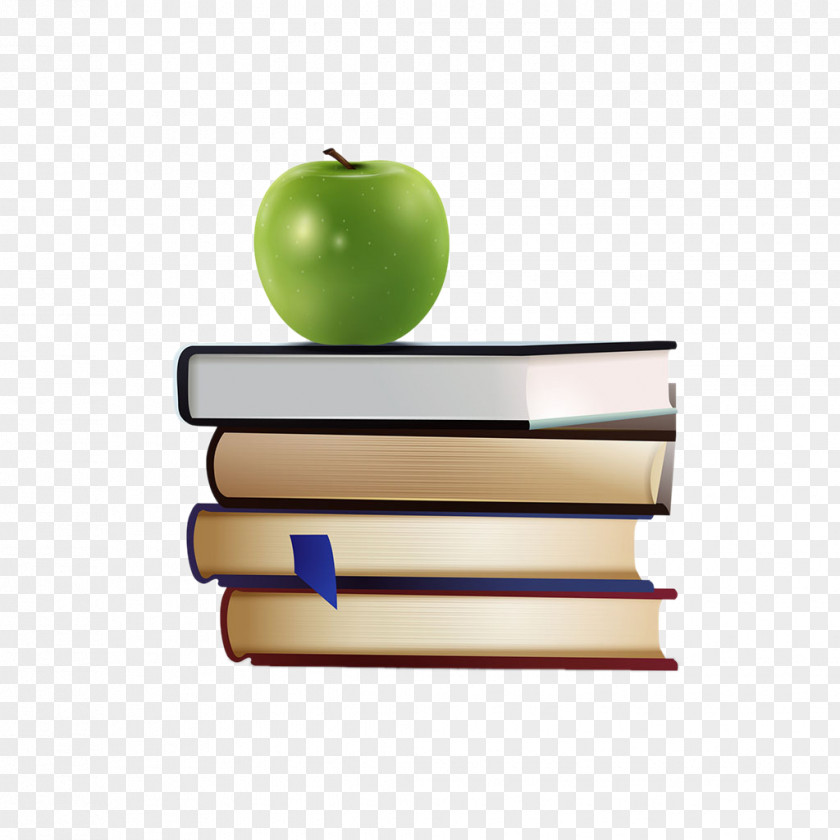 Books And Apple Asia Test Education Learning PNG